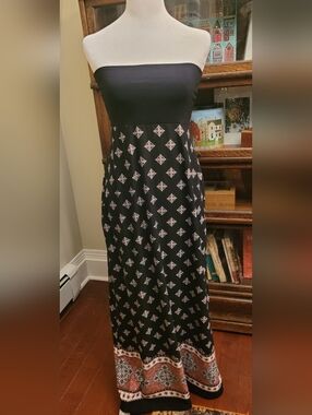 Eclipse Sleeveless Maxi Dress Or Midi Skirt